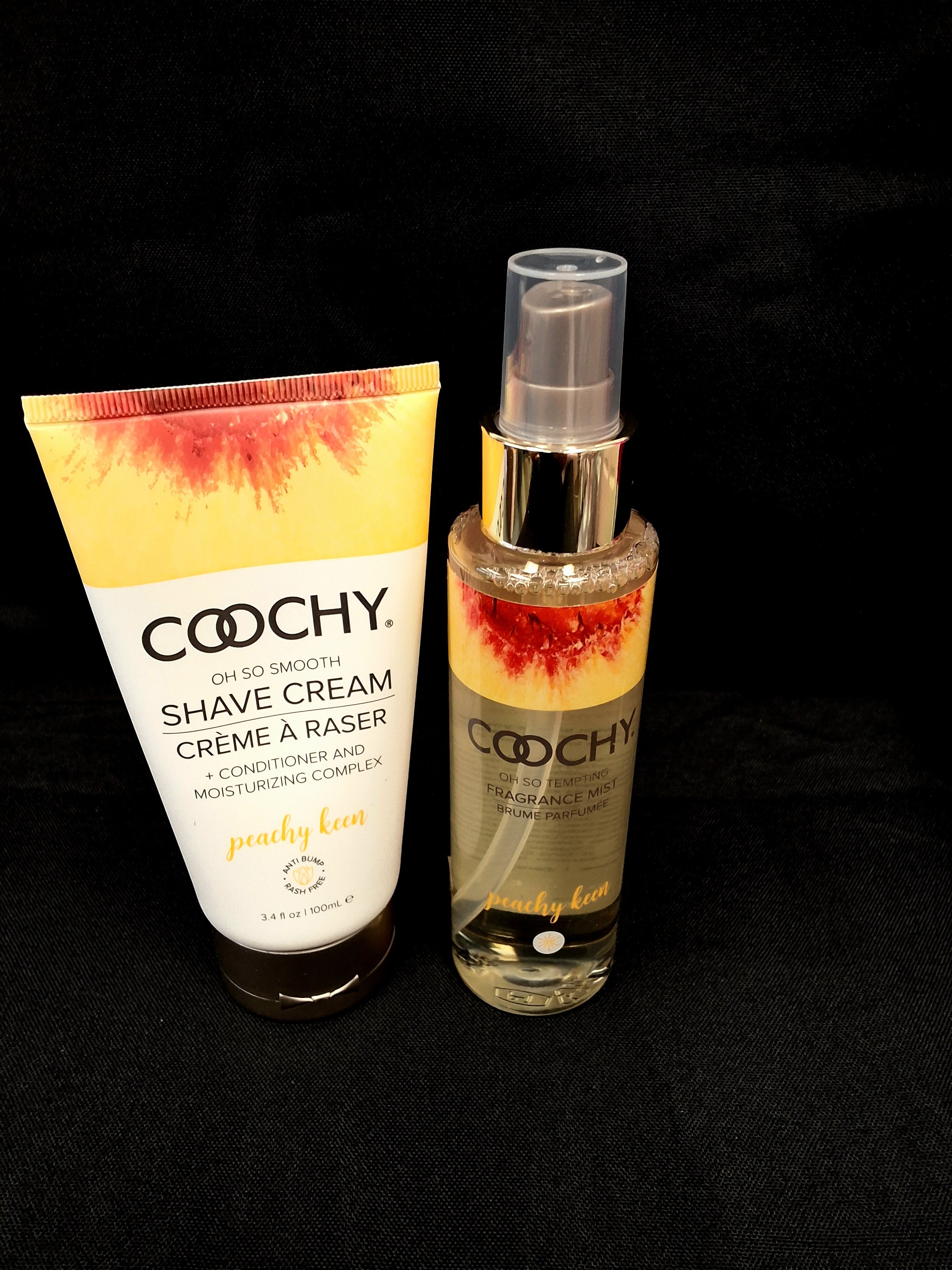 Coochy Rash-Free Shave Cream – Peach 0.5 oz