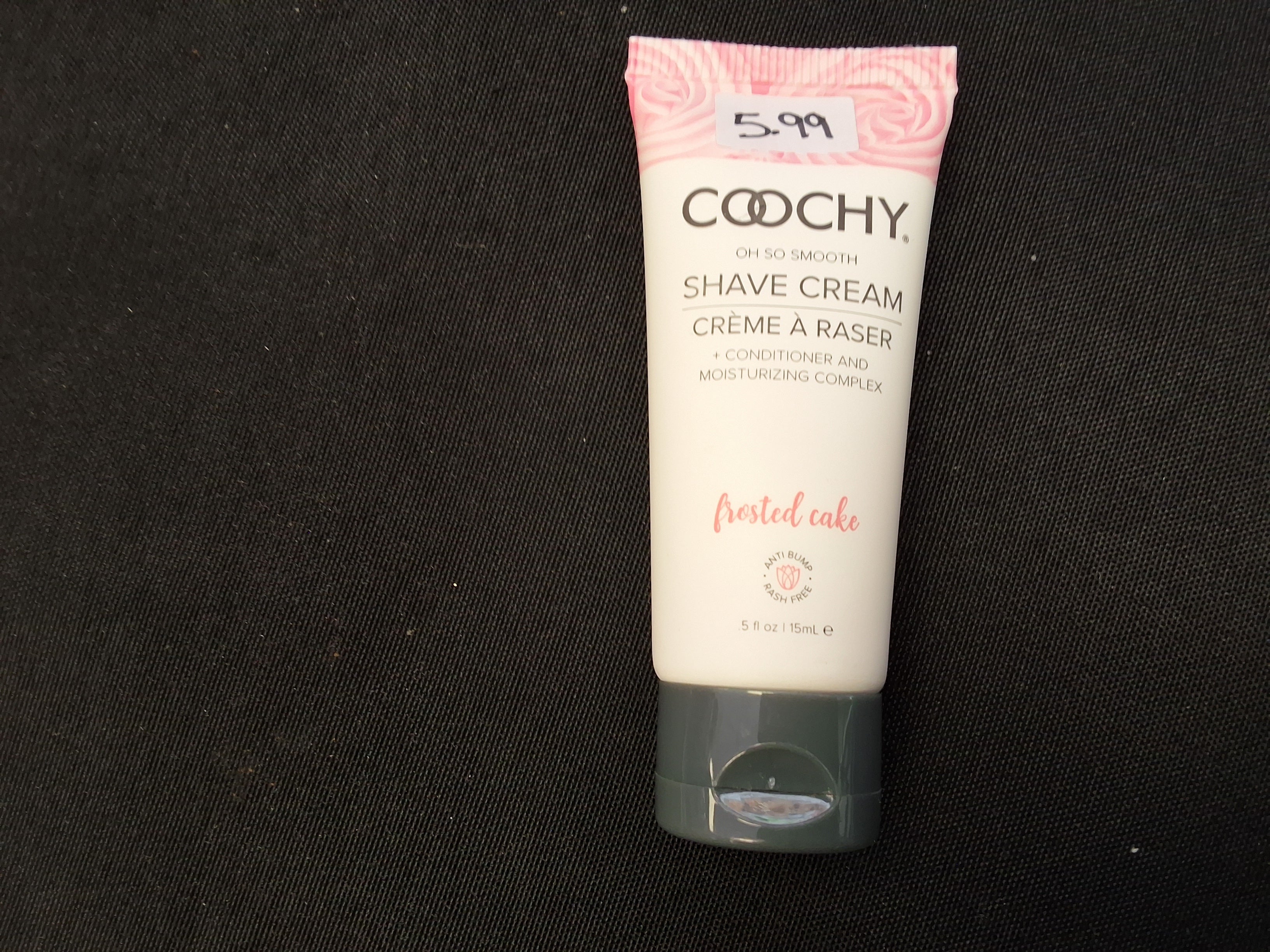 Coochy Rash-Free Shave Cream – Frosted Cake 0.5 oz